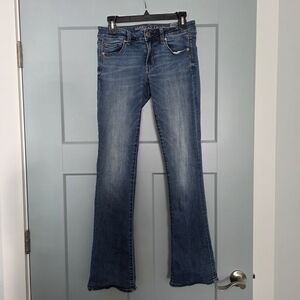 American Eagle Skinny Kick Bootcut Jeans Size 8 Stretch Denim